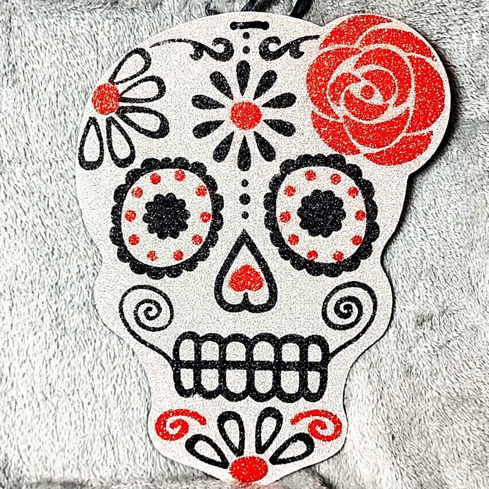 Day of the dead glitter sign. New no tag - Picture 1 of 4